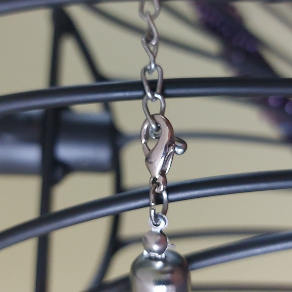 💜 Purple beads necklace - Picture 4 of 5